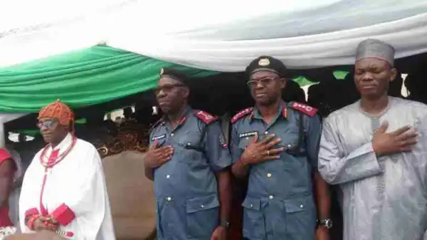 Oba Of Benin And His Luxury Rolls Royce Spotted At An Event In Edo State (Photos)